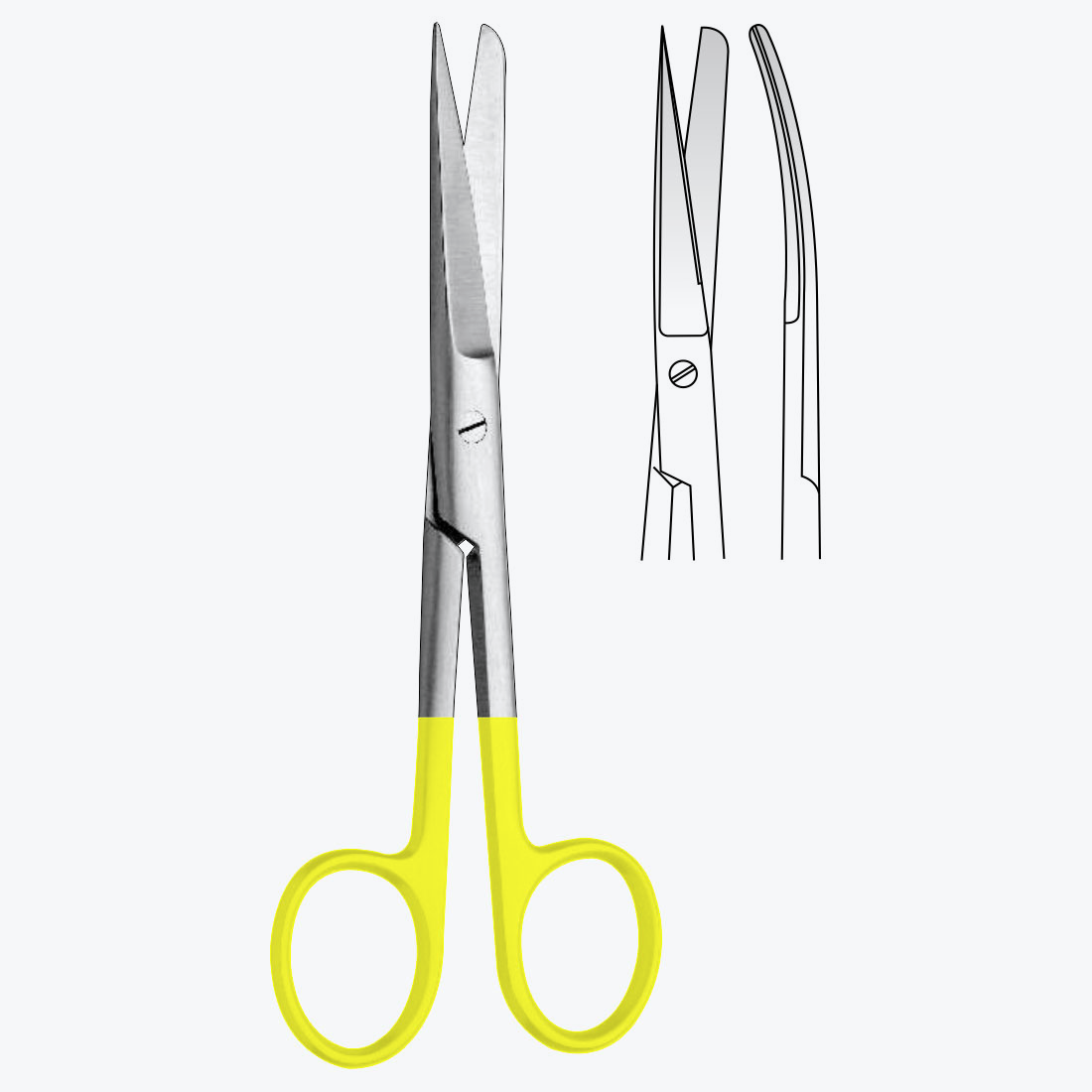 Standard Operating Scissors T/C,Straight & Curved Standard Operating Scissors T/C,Straight & Curved