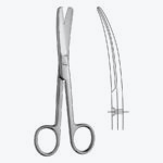 Round Pattern Operating Scissors B/B Cvd