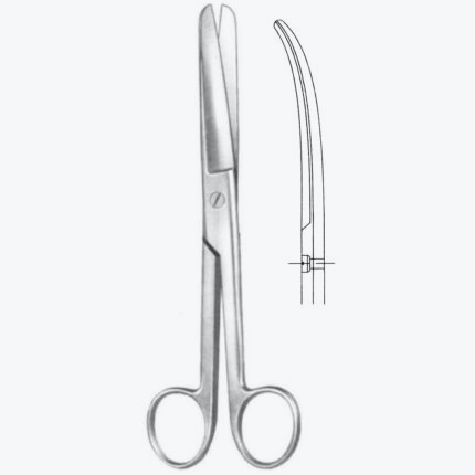 Doyen Scissors B/B, Str&B/B, Cvd 17.5 cm, 6 ¾”