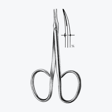 Tenotomy Scissors Curved-Ribbon Handles blunt/blunt