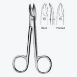 Beebee Wirecutting Scissors Curved