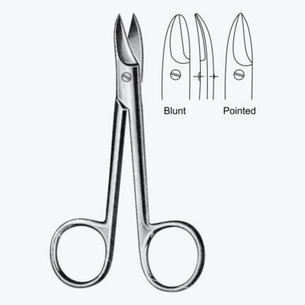 Beebee Wirecutting Scissors Curved