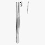Standard 1:2 Tissue Forceps 04-110 10.5 cm, 4” 04-111 11.5 cm 4 ½” 04-112 12.5 cm 5” 04-113 14.0 cm, 5 ½” 04-114 16.0 cm 6 ¼ ” 04-115 18.0 cm, 7” 04-116 20.0 cm, 8” 04-117 25.0 cm. 10” 04-118 30.0 cm, 12”