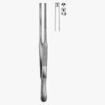Duehrssen,1:2,2:3,3:4 Dressing Forceps 20 cm, 8”