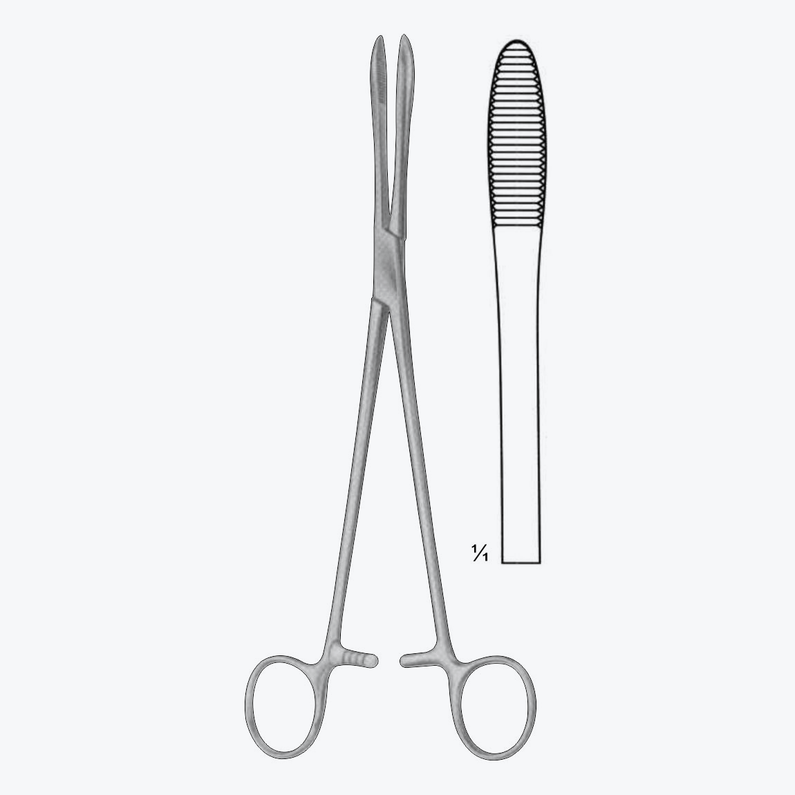 05-1040-min Collin Dressing Forceps - Image 1