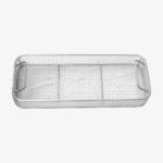 Mesh Basket With Perforated Sheet Side
